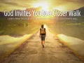 A person walks down a path towards a bright horizon, symbolizing a journey to draw near to God.